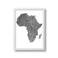 AFRICA PRINT MAP